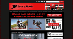 Desktop Screenshot of botanyhonda.co.nz